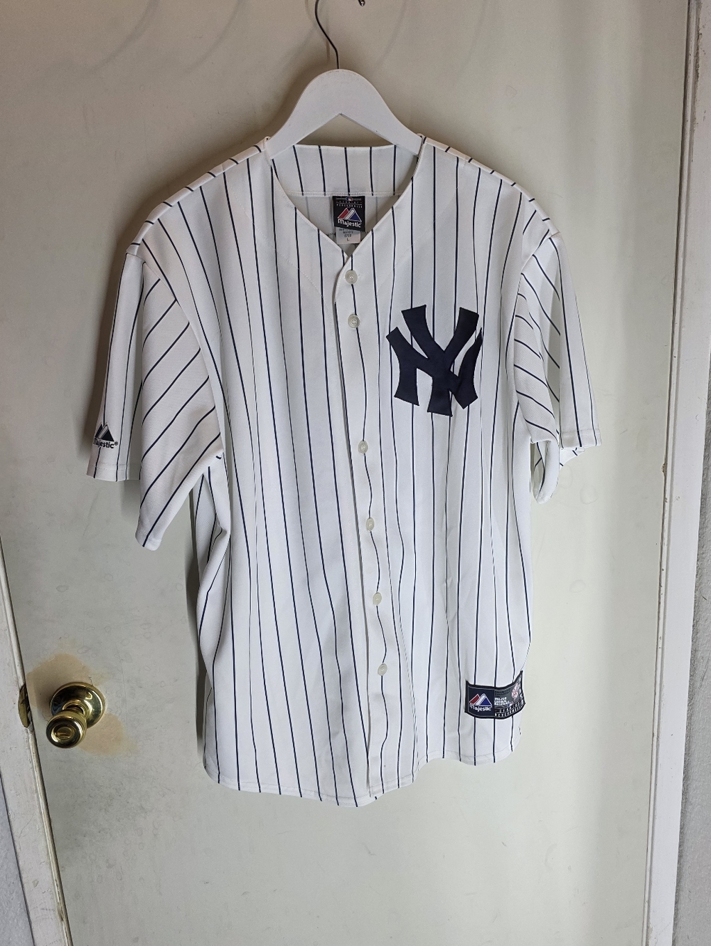 Majestic New York Yankees MLB Baseball Jersey #33 SWISHER Men's